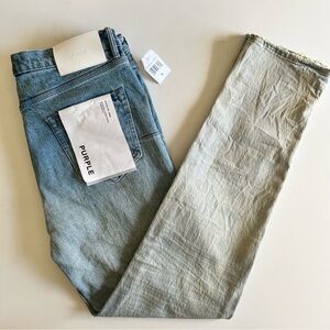 Purple Brand Skinny Rhone Fade Light Indigo Jeans Size 36 NWT